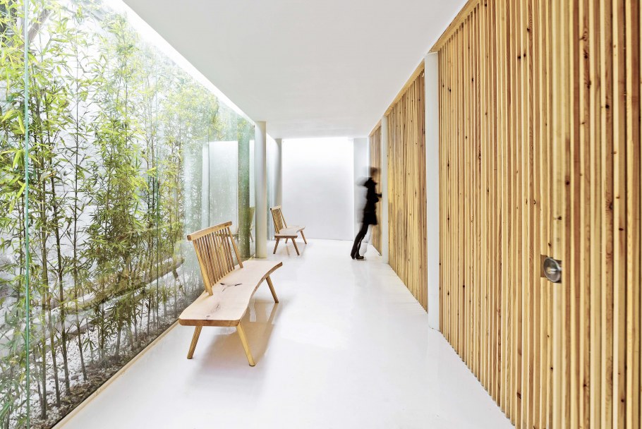 Деревянные планки в интерьере