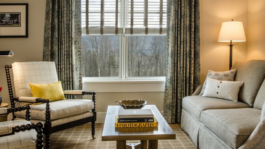 Шторы в американском интерьере