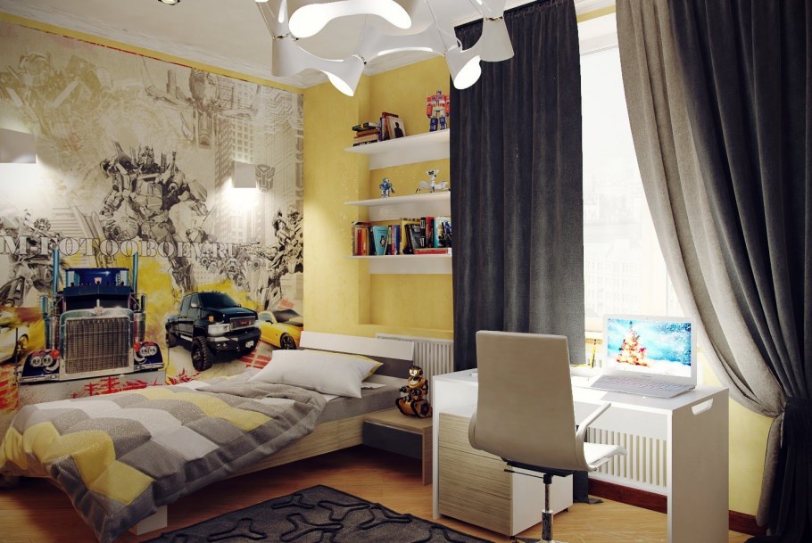 Интерьер детской для мальчика 10 лет