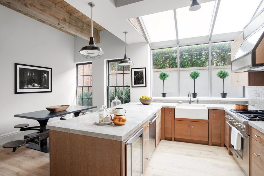 Кухня лофт деревянная 2.5х4м