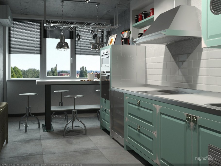 Кухня Loft Scandinavia