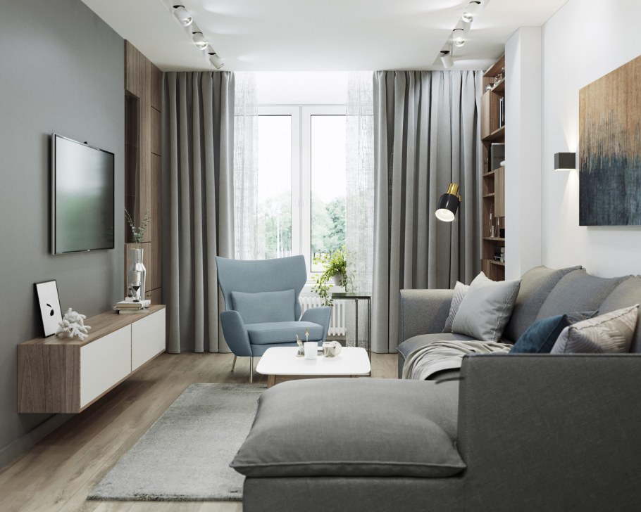 Интерьер трешки распашонки