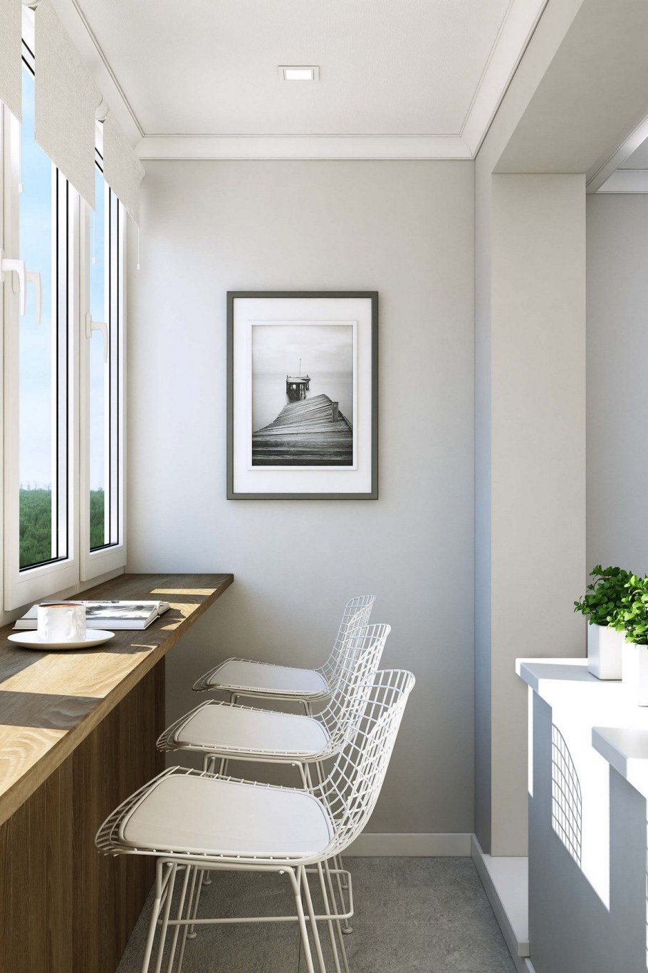 Уютный балкон