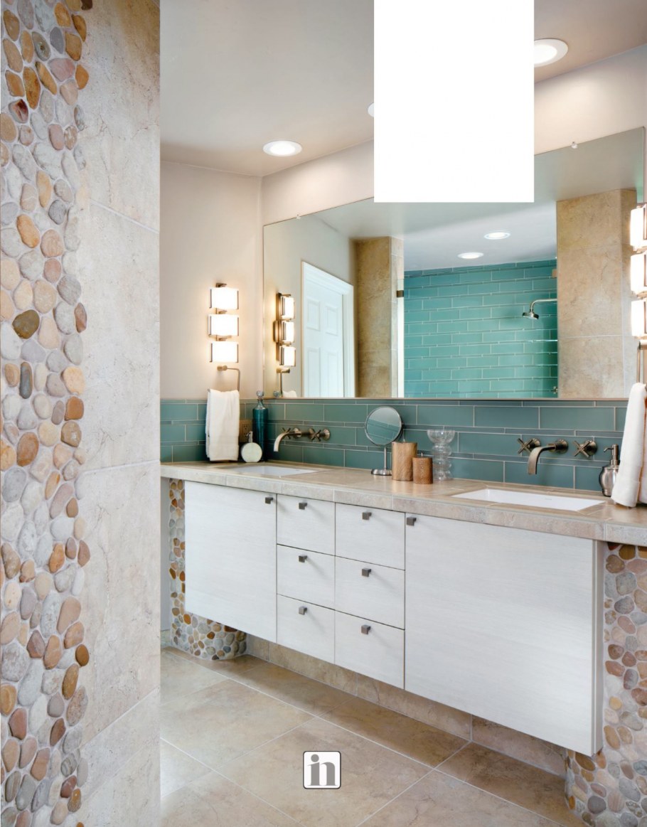 Каменная мозаика в интерьере