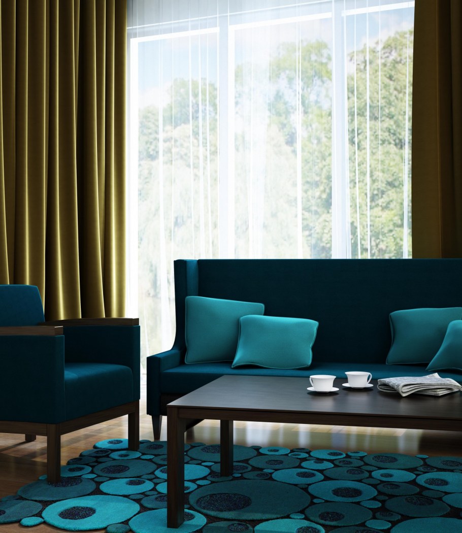 Риттер Лионский бархат в интерьере