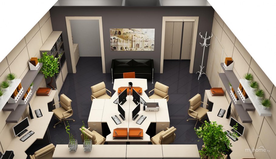 Планировка небольшого офиса