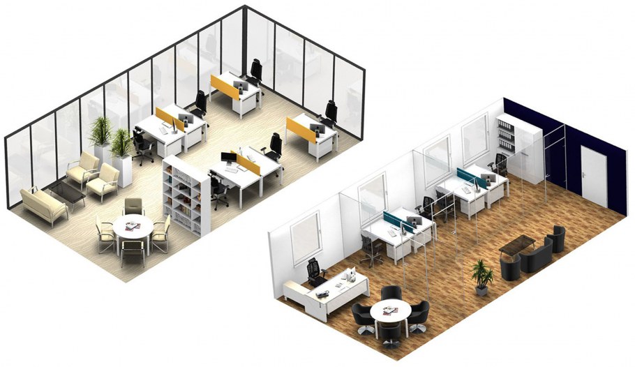 Планировка небольшого офиса
