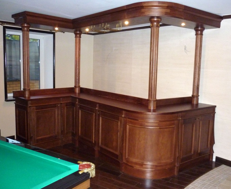 Барные стойки из массива дерева