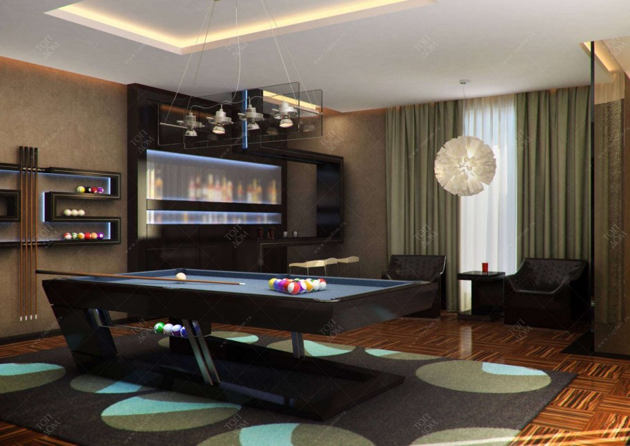 Барная стойка для бильярдной комнаты