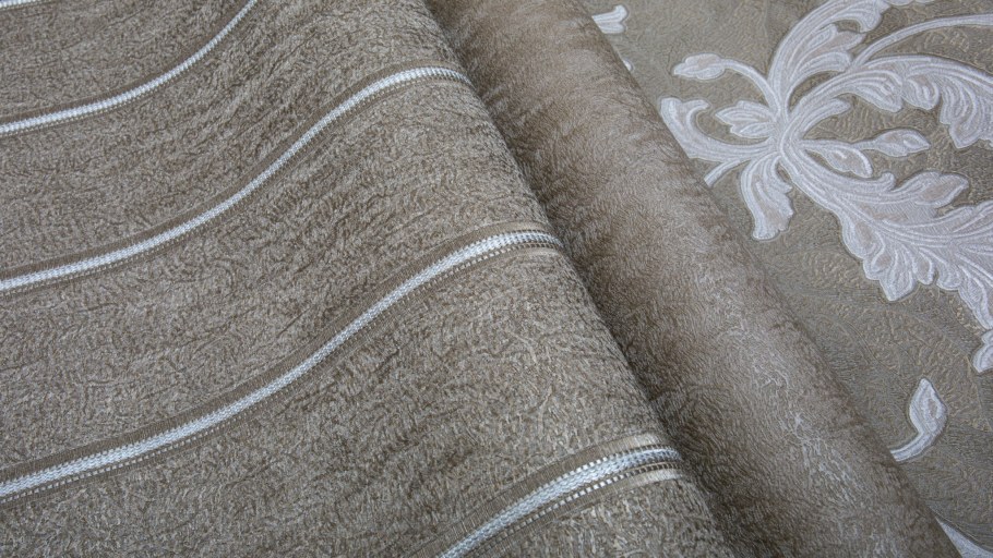 Текстильные велюровые обои