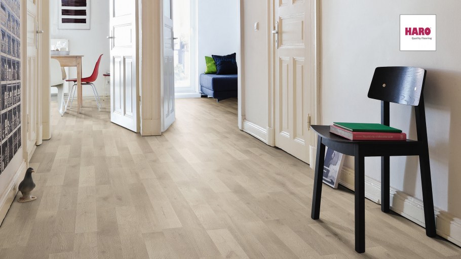 Haro паркет 4000 однополосный Plaza 4v Янтарный дуб универсал cтруктур.