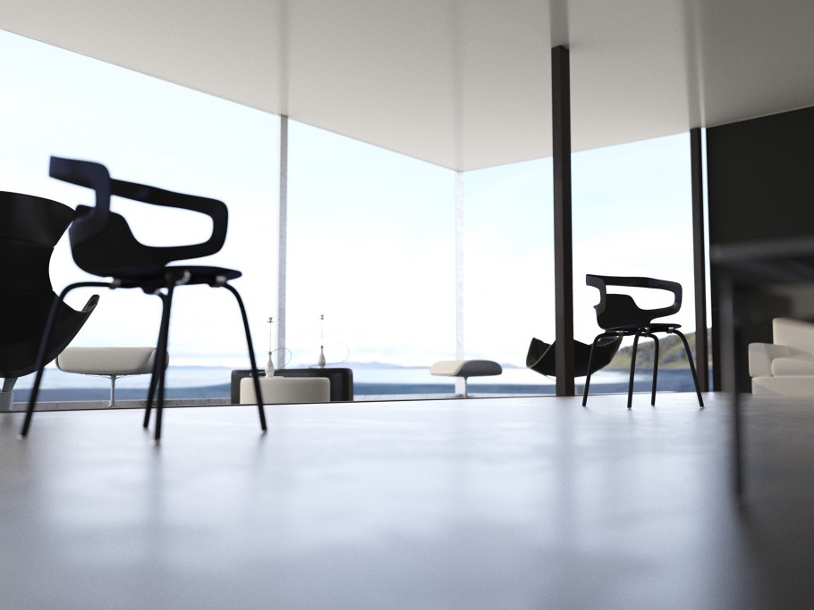 Швейцарский интерьер дома в стиле Минимализм