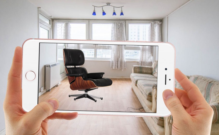 Телефон в интерьере