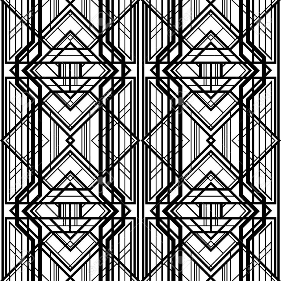 Геометрический орнамент в стиле Модерн