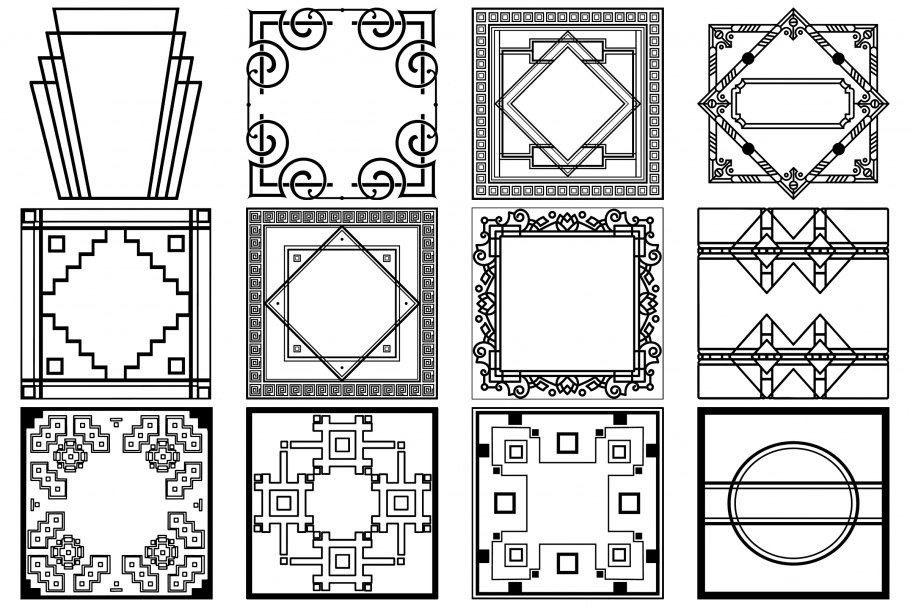 Орнамент в стиле арт деко