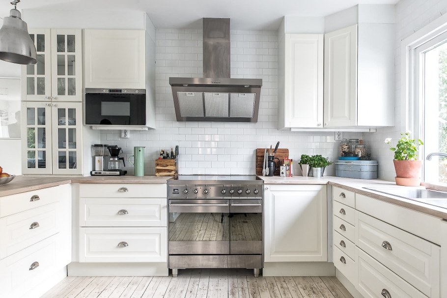 Кухня икеа Будбин белая