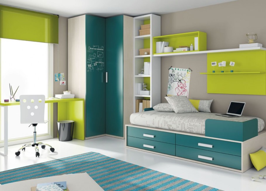 Детская мебель зеленая