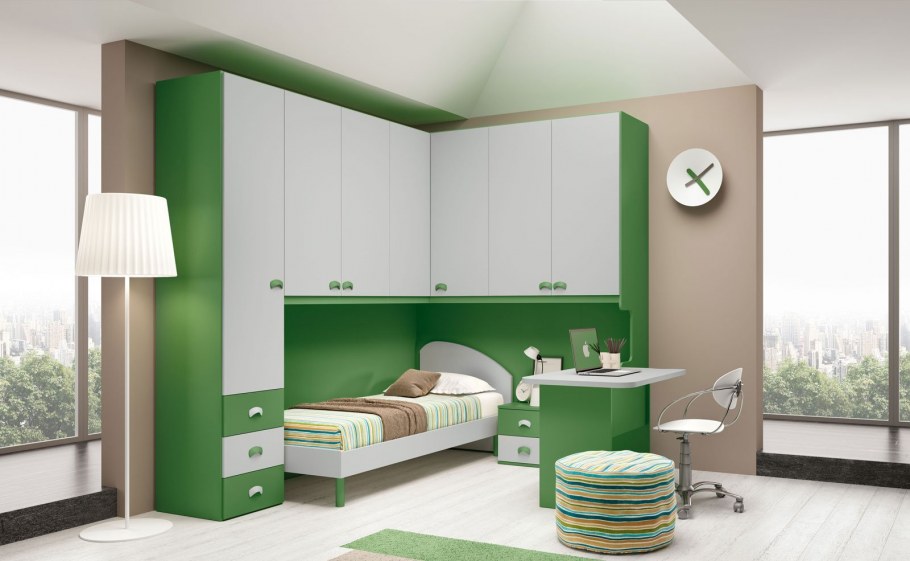 Мебель в детскую зеленая