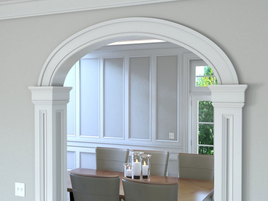 Молдинг на окно в квартире