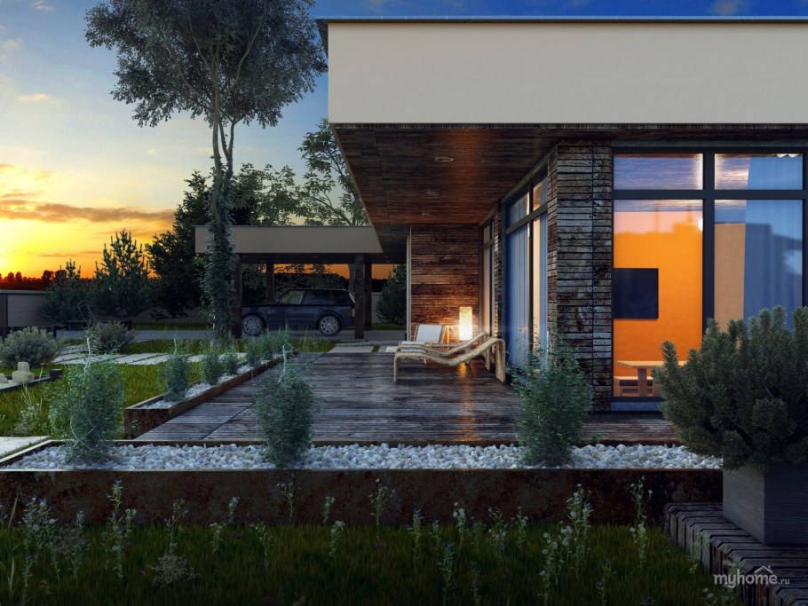 Визуализация загородного дома