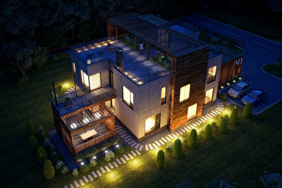 Современный особняк