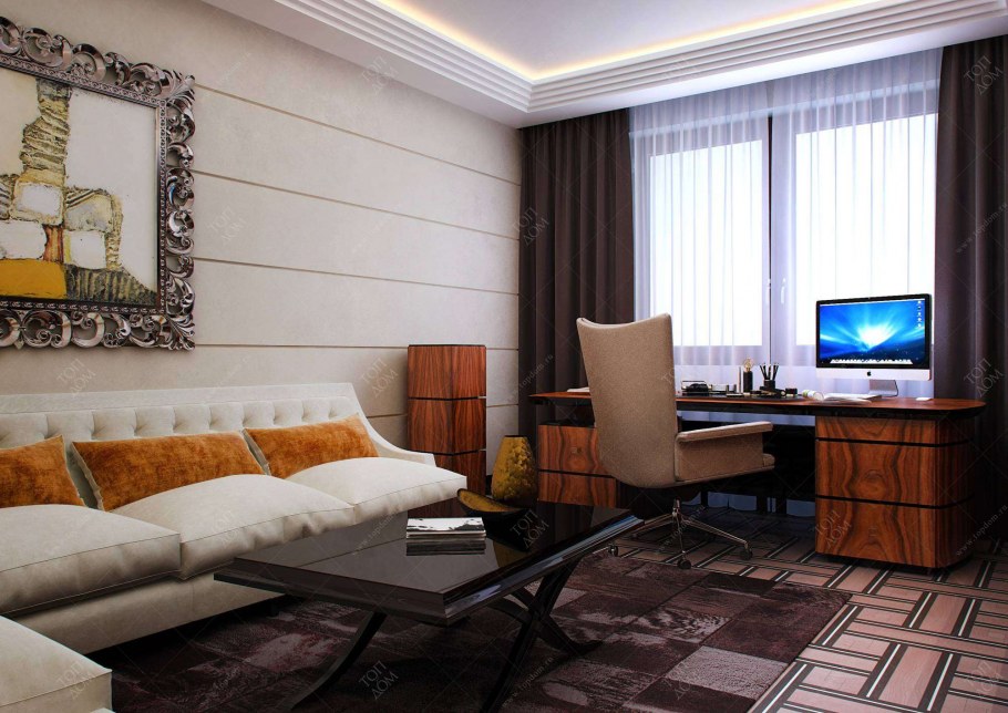 Кабинет-Гостевая в квартире