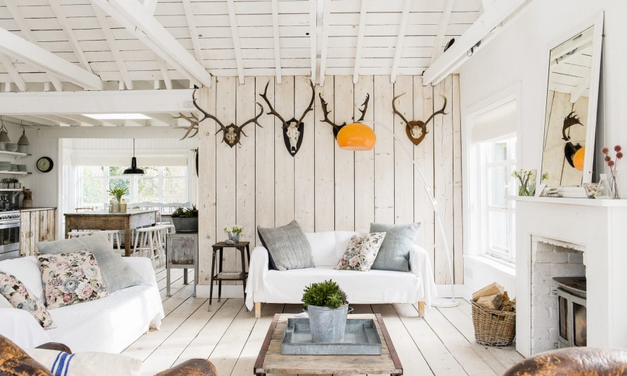 Спальня рустик белый