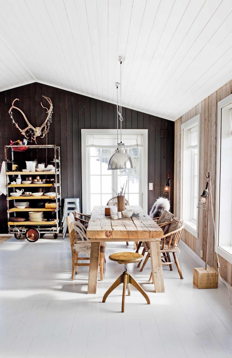 Скромный Скандинавский интерьер