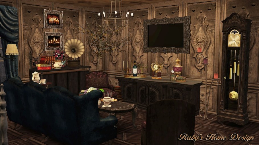 The SIMS 3 интерьер Готический интерьер