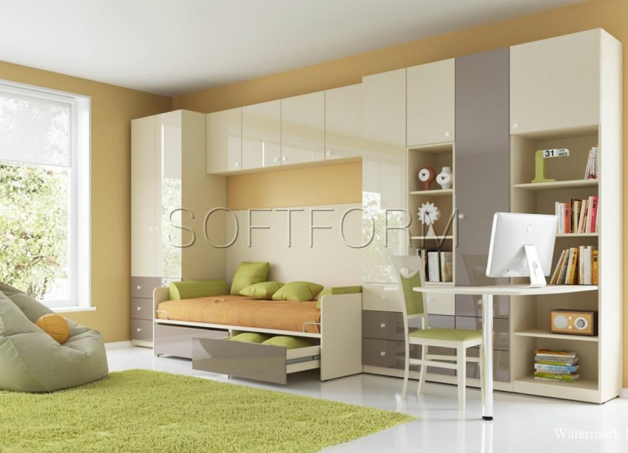 Глянцевая мебель в детскую комнату