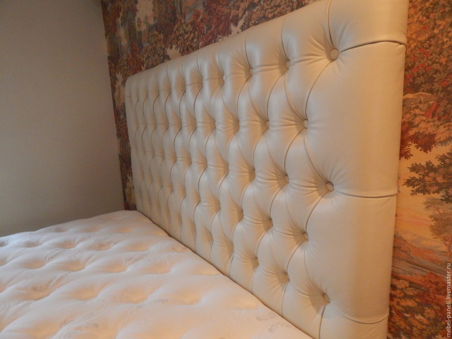 Изголовье кровати каретная стяжка