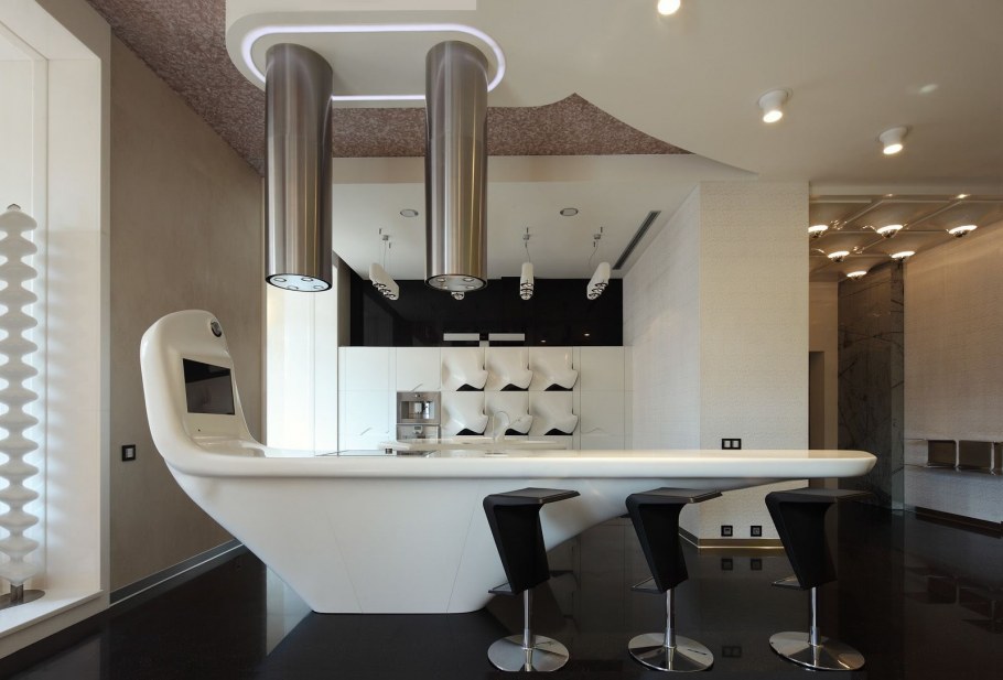 Кухня в стиле футуризм