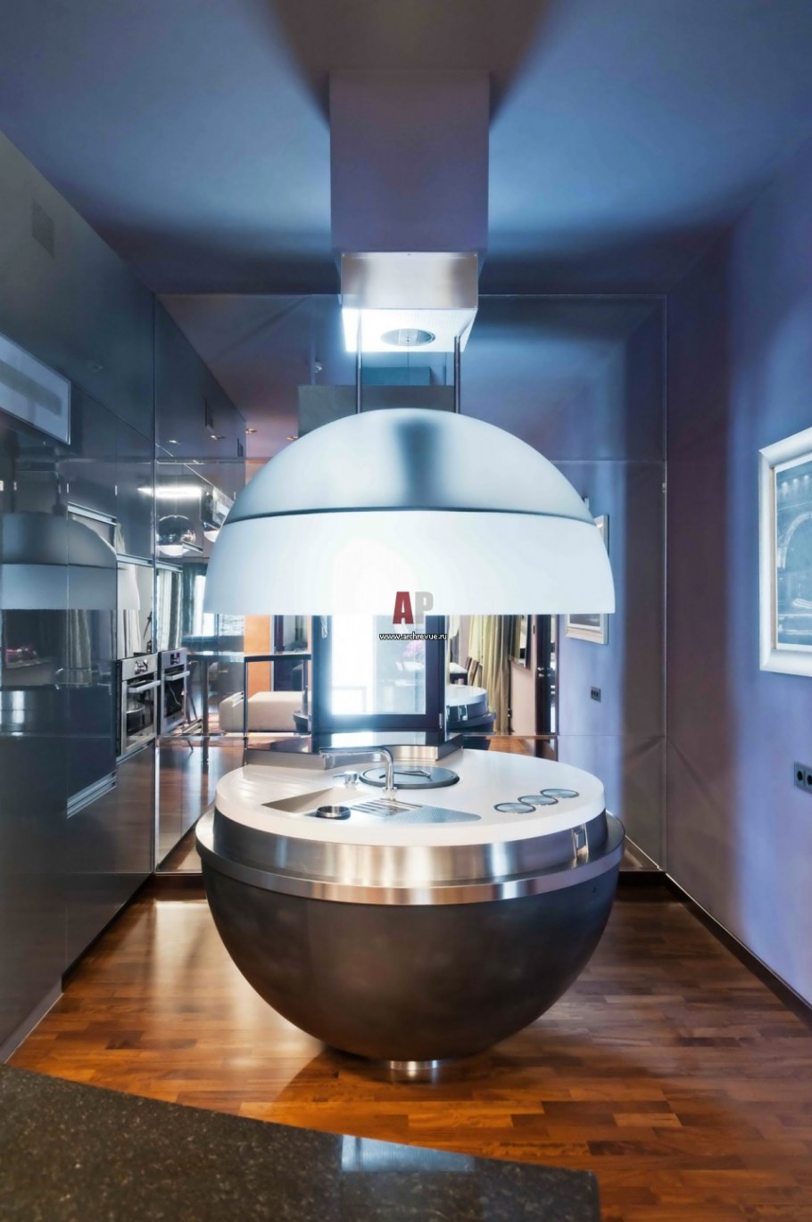 Кухня в космический стиле