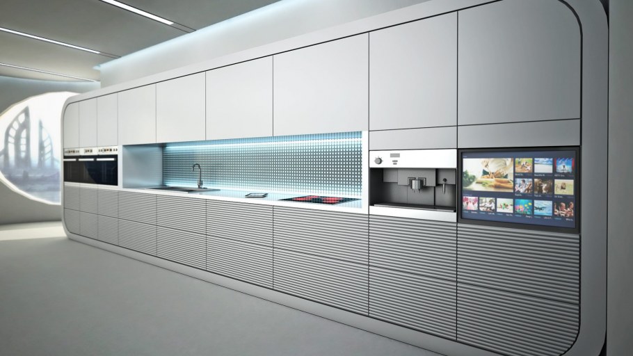 Кухня в стиле будущего