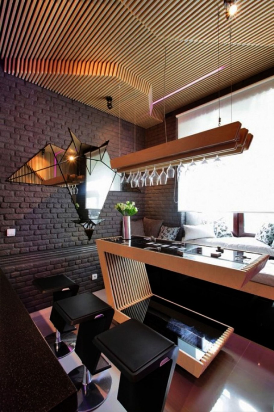 Необычный интерьер кухни