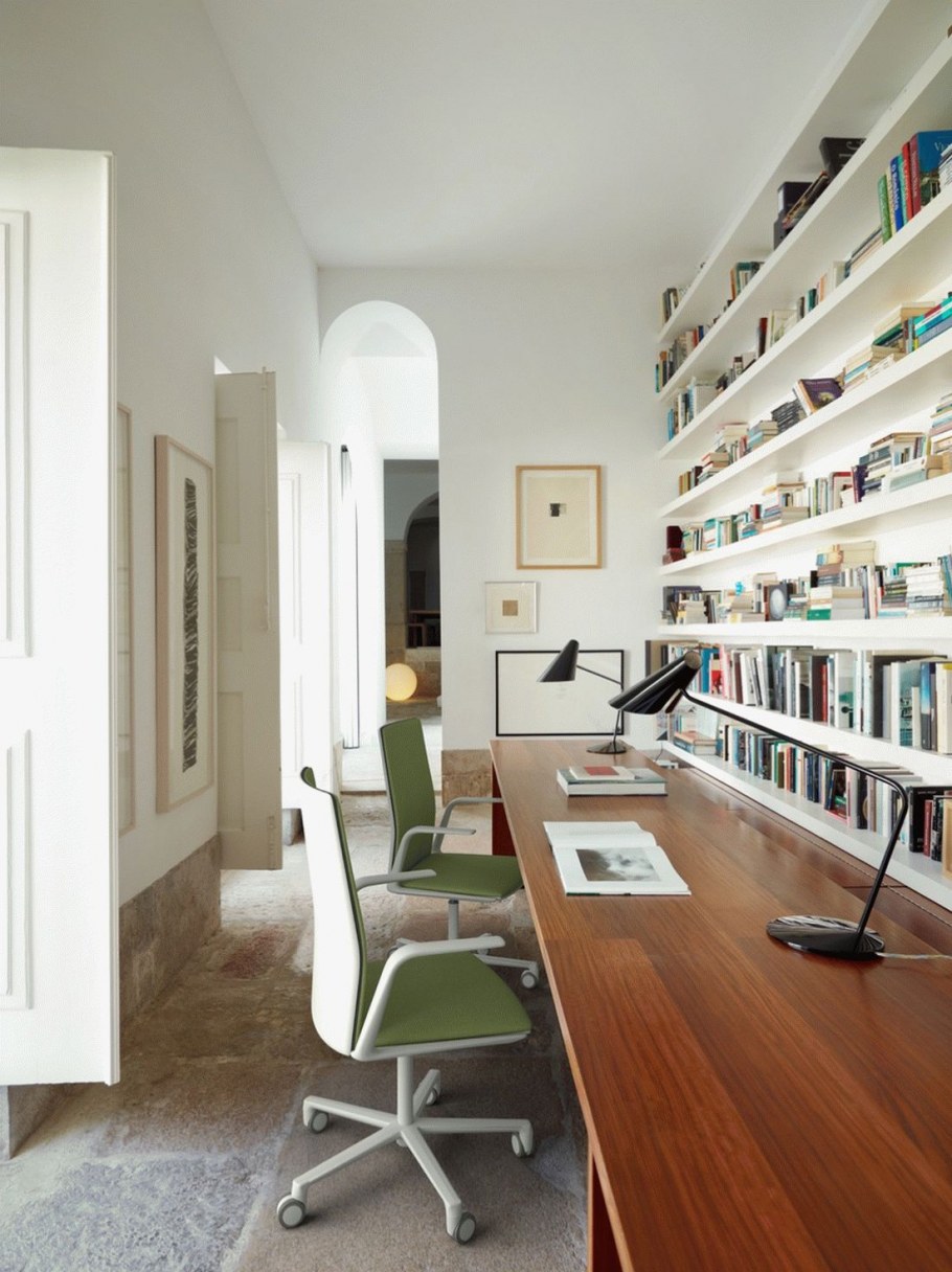 Домашний кабинет интерьер Скандинавский стиль