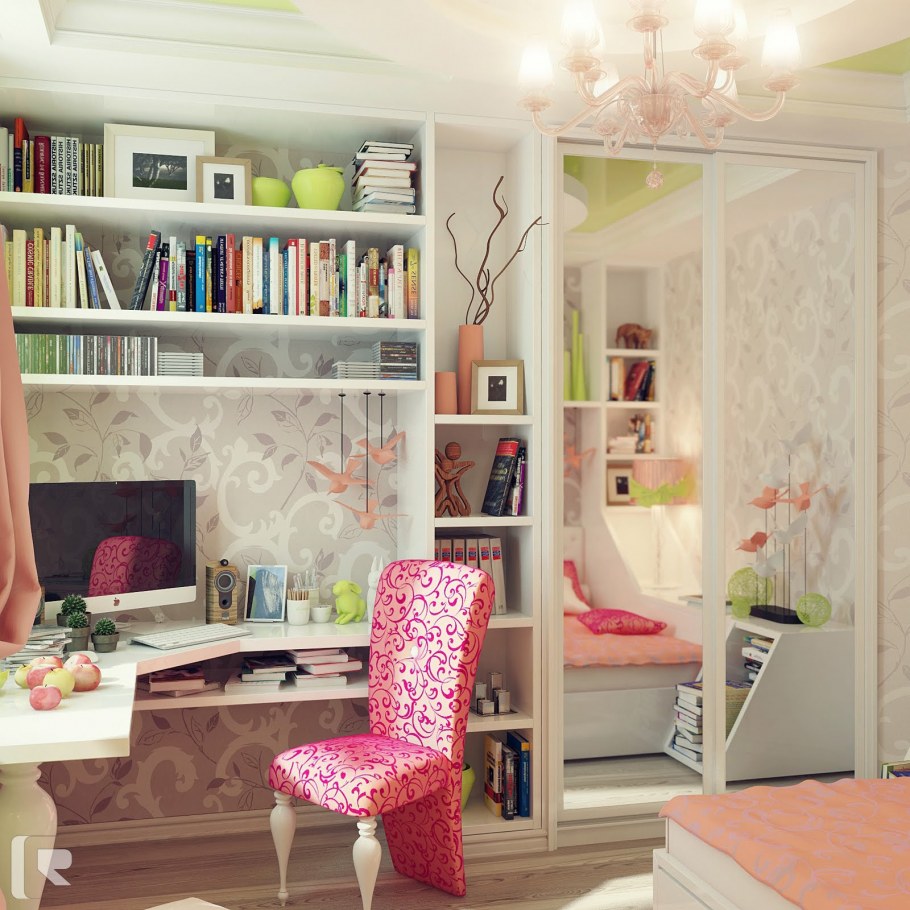Интерьер комнаты для девушки