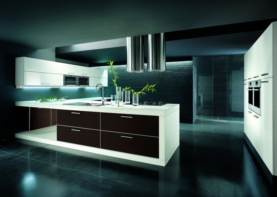 Современные кухонные гарнитуры в стиле Модерн