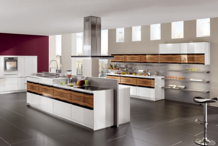 Современная немецкая кухня мебель