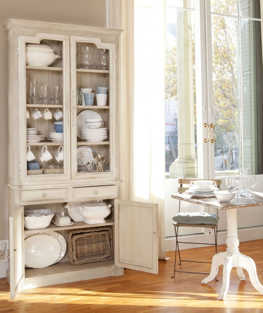 Кухня Кантри Прованс Неоклассика голубая