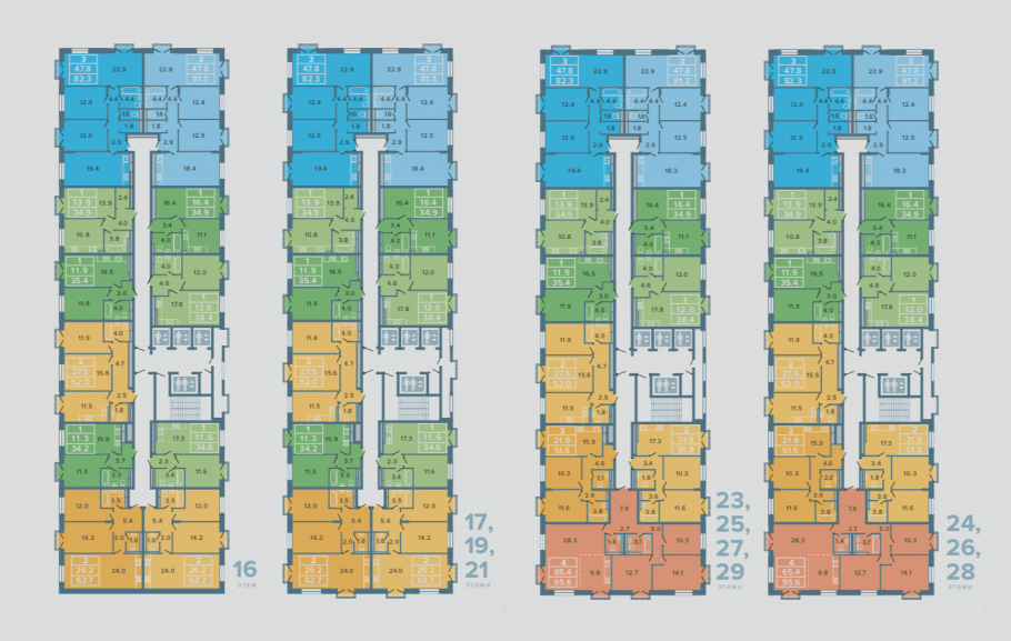Ленинградский проект квартир ванная