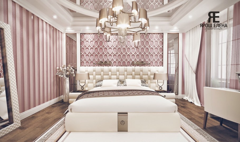 Спальня в неокда стиле Неоклассика