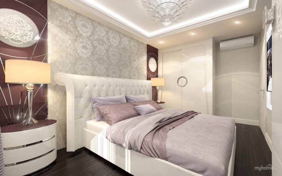 Интерьер спальни в стиле арт деко