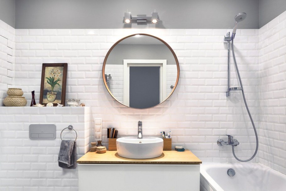 Плитка кирпичиками для ванной