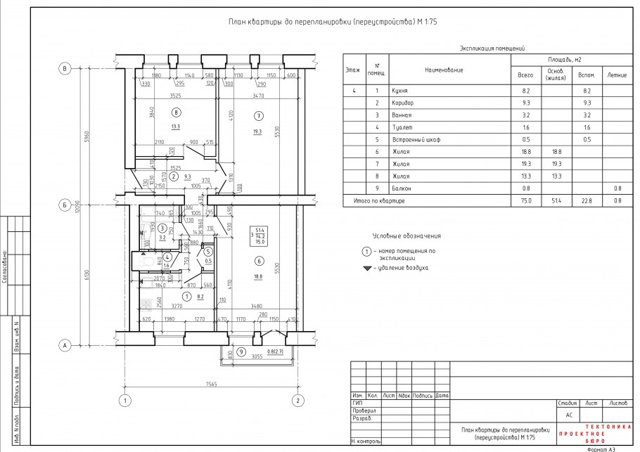 Перепланировка санузла за счет коридора