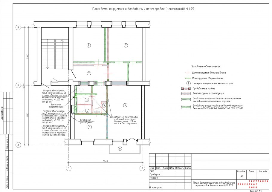 План перепланировки санузла