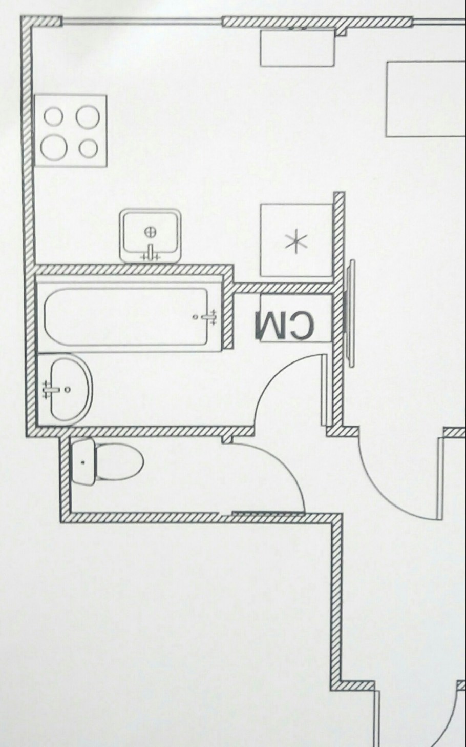 Перепланировка санузла и коридора в хрущевке