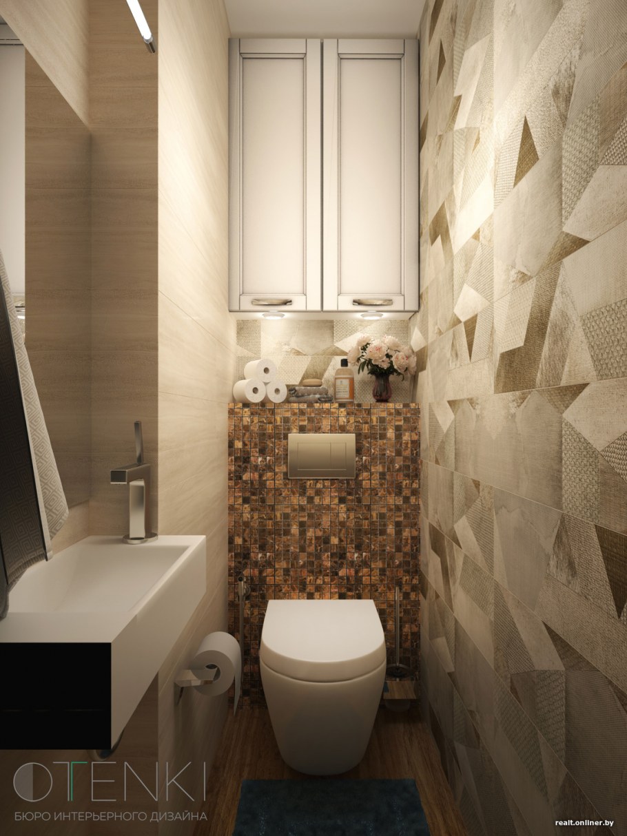 Увеличение ванной комнаты за счет коридора