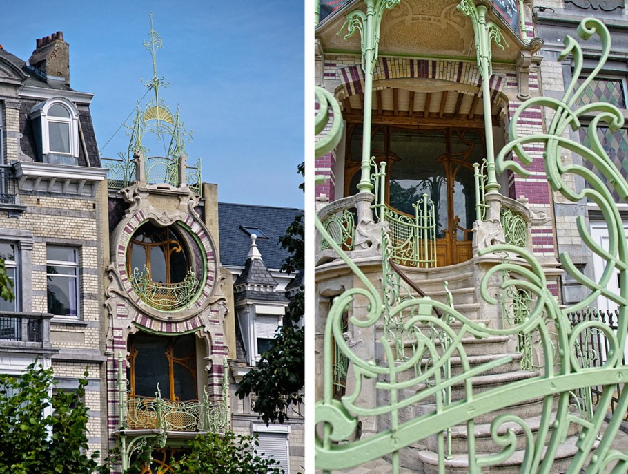 Отреставрированные здания в стиле Модерн Рига