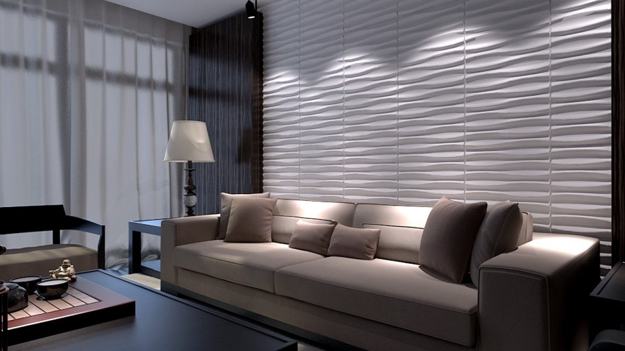 Стеновые панели для гостиной в современном стиле